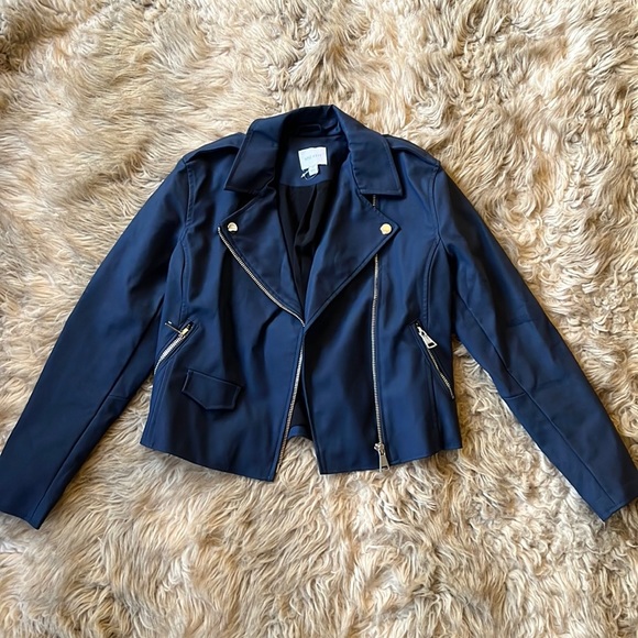 Nine West faux leather jacket NWOT - Picture 2 of 5